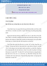 Đề kiểm tra giữa học kì I Ngữ văn 11 - Đề số 3 có lời giải chi tiết